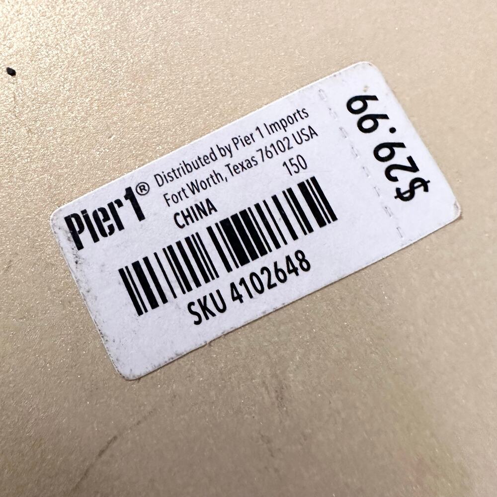 Pier 1 Imports Cloisonne Poinsettia Holiday Christmas Heart Ornament In Box 2019 - Picture 7 of 7